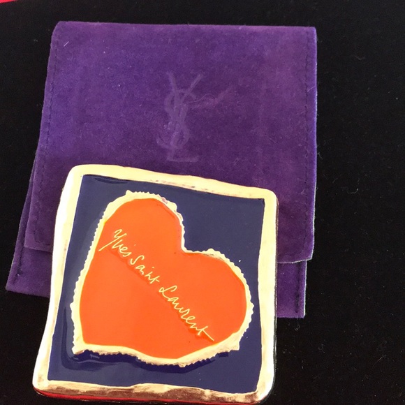 Rare Vintage YSL pocket mirror - Picture 1 of 3